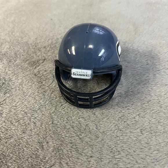 Seattle Seahawks MIGHTY RACERS Replacement MINI Football HELMET Cake Topper - Picture 2 of 4